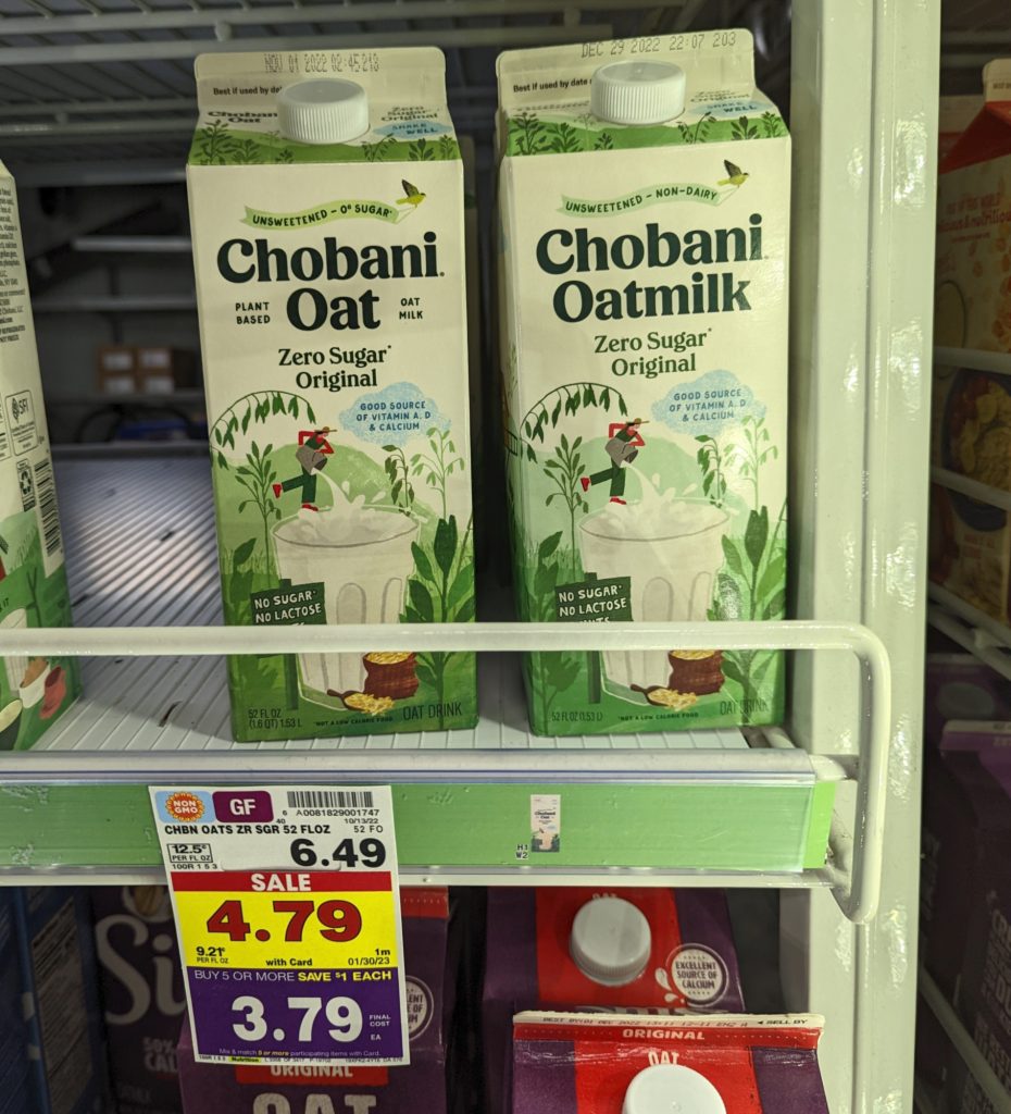 Chobani Oat Milk Just 2.04 At Kroger iHeartKroger