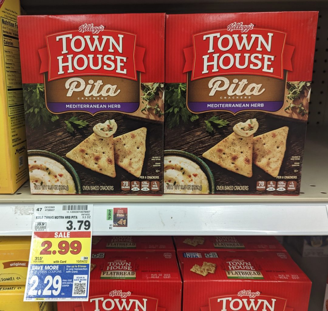 Grab Kellogg’s Town House Crackers As Low As 2.24 At Kroger iHeartKroger