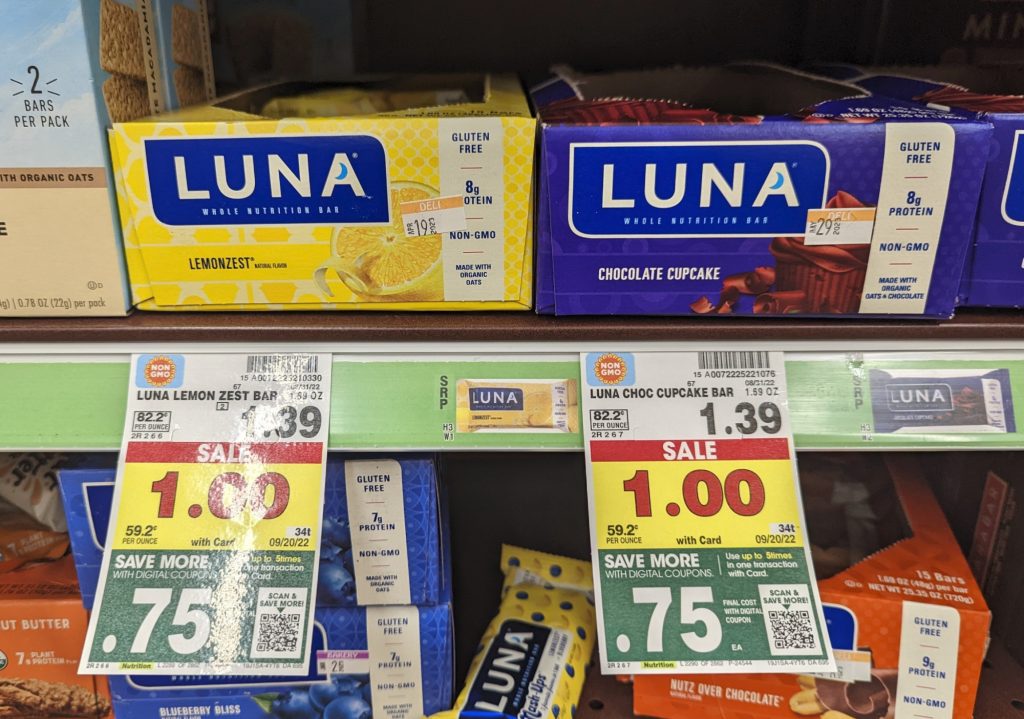 Grab Luna Bars For Just 50¢ At Kroger iHeartKroger
