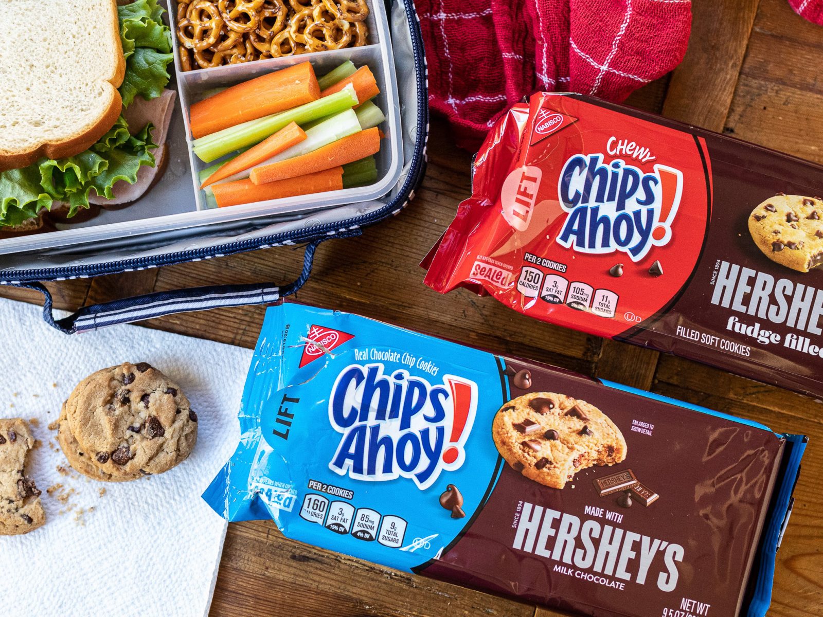 Family Size Chips Ahoy Hershey’s or Reese’s Cookies As Low As $1.99 At Kroger