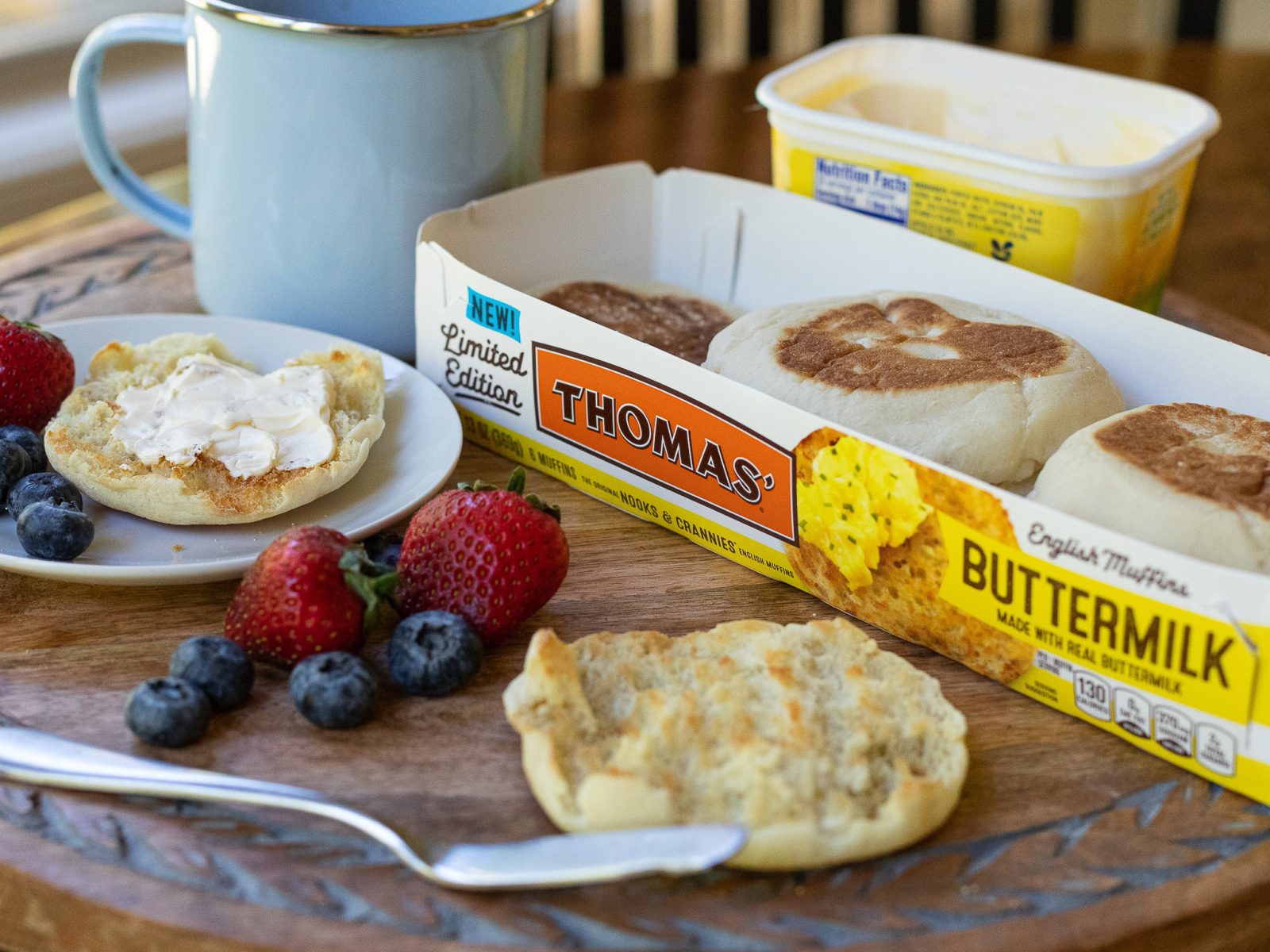 Thomas’ Buttermilk English Muffins Are Just $1 At Kroger