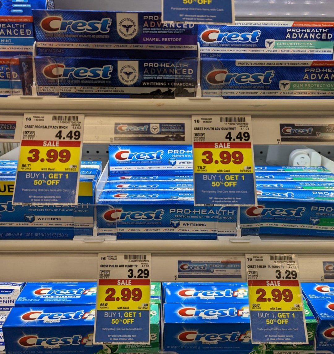 Crest Toothpaste As Low As 1 At Kroger iHeartKroger