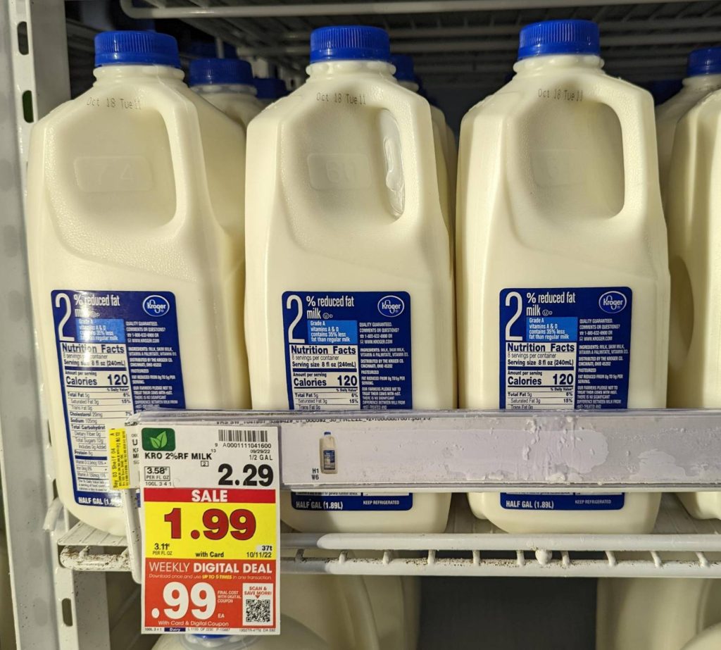 Half Gallons Of Kroger Milk Are Just 99¢ Each iHeartKroger
