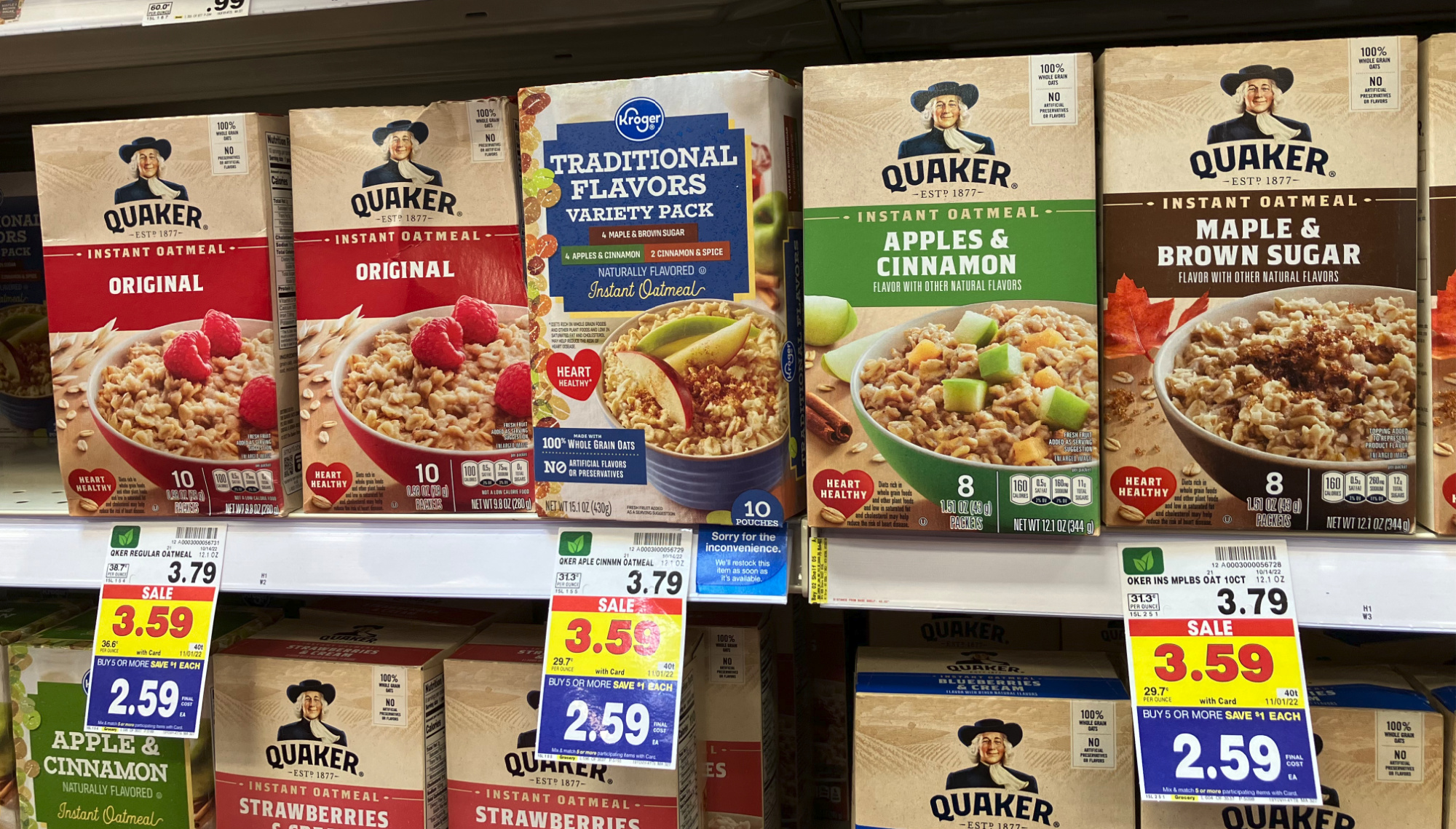Quaker Oats As Low As $1.99 Per Canister At Kroger (Regular Price $6.79) -  iHeartKroger