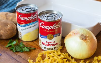 Campbell’s Cream of Mushroom or Chicken Soup Just 89¢ At Kroger