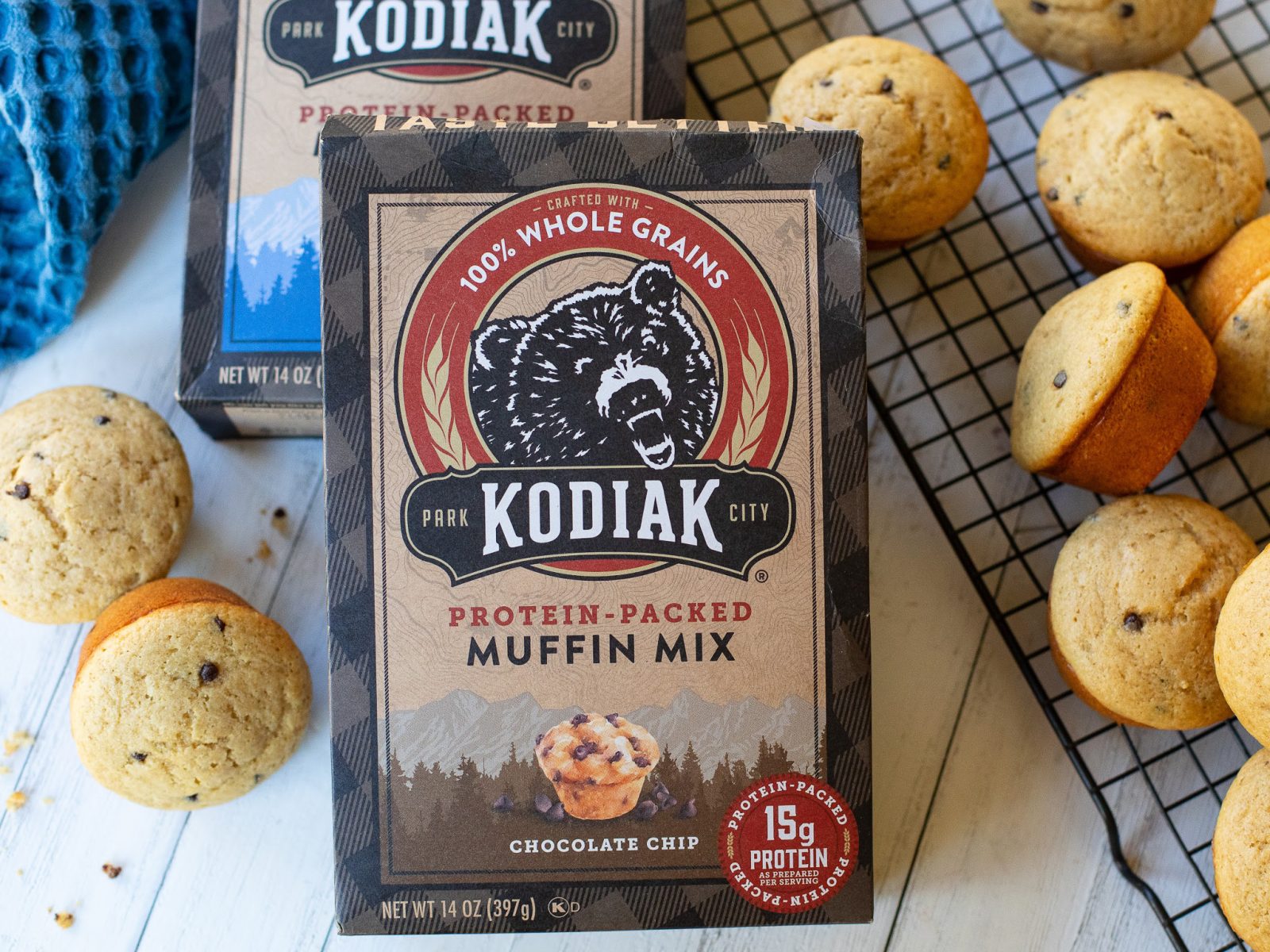 Kodiak Protein-Packed Muffin Mix As Low As $4.49 At Kroger (Regular Price $6.99)