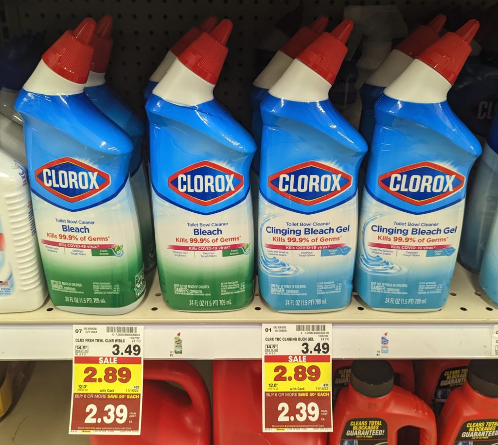 Get Clorox Toilet Bowl Cleaner For Just 1.64 At Kroger iHeartKroger