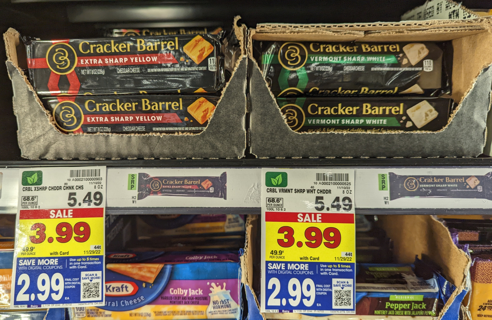 Cracker Barrel Cheese Chunks As Low As $1.99 At Kroger - iHeartKroger