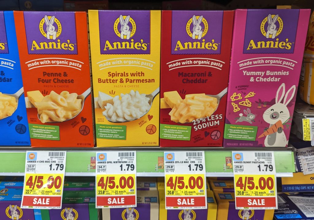 Annie’s Natural Macaroni & Cheese Just 1 At Kroger iHeartKroger