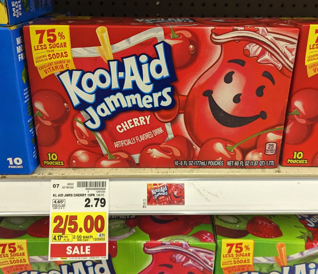 KoolAid Jammers 10Pack Only 2 At Kroger iHeartKroger