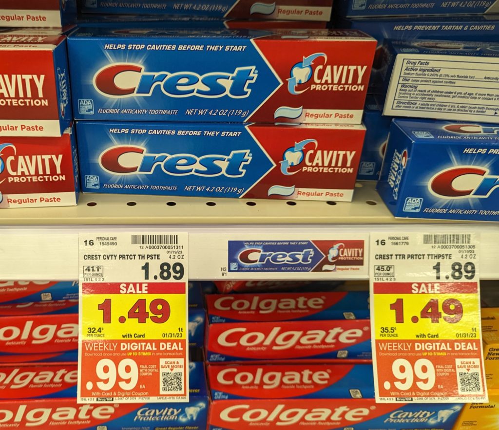 Crest Toothpaste Just 99¢ At Kroger iHeartKroger