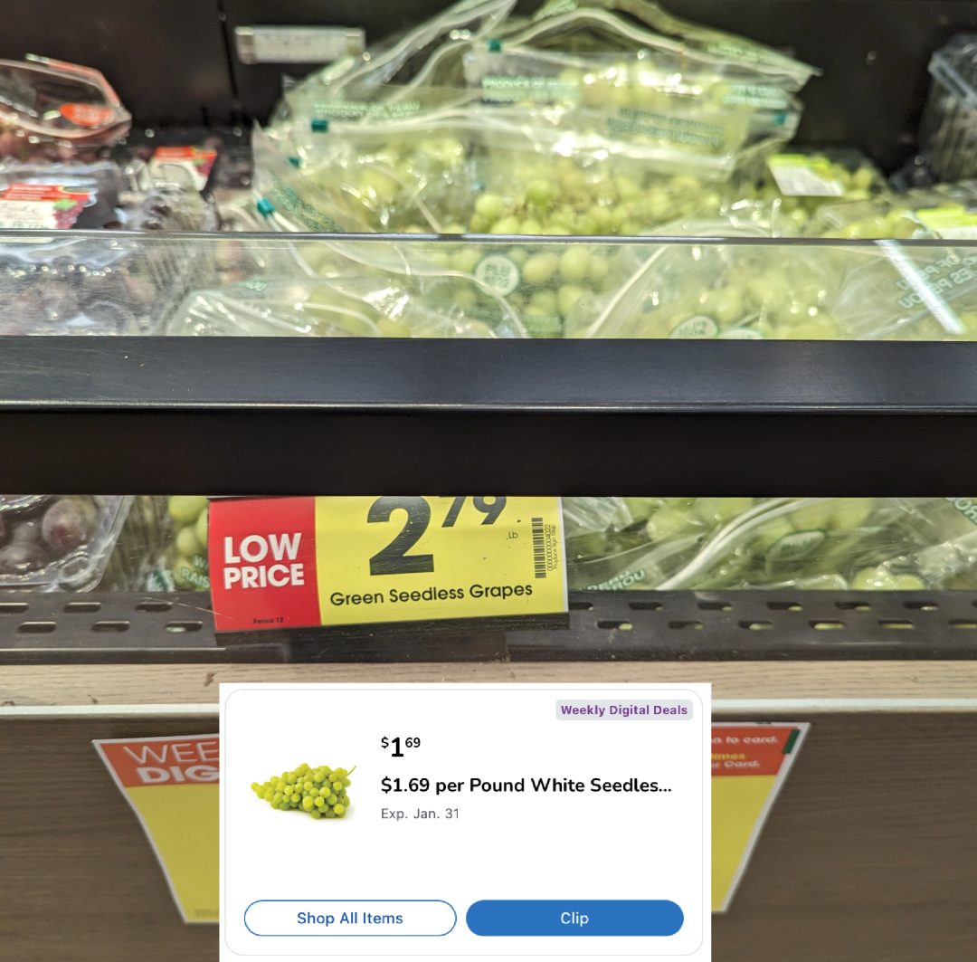 White Seedless Grapes As Low As 1.69 Per Pound At Kroger iHeartKroger