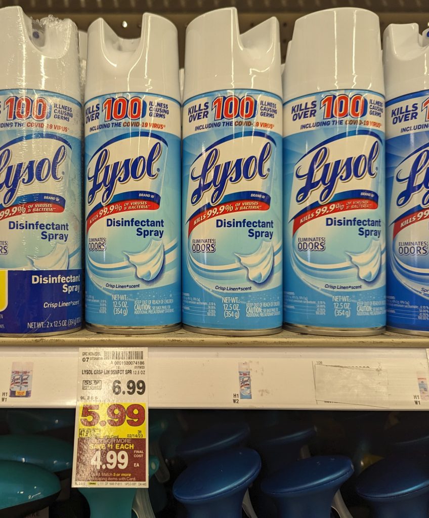 Grab A Discount On Lysol Disinfectant Spray At Kroger Best Deal Ends