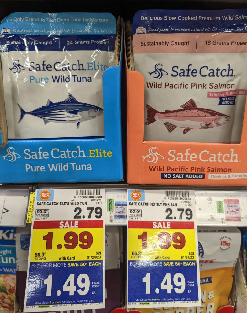 Safe Catch Tuna or Pink Salmon Pouches Just 49¢ At Kroger iHeartKroger