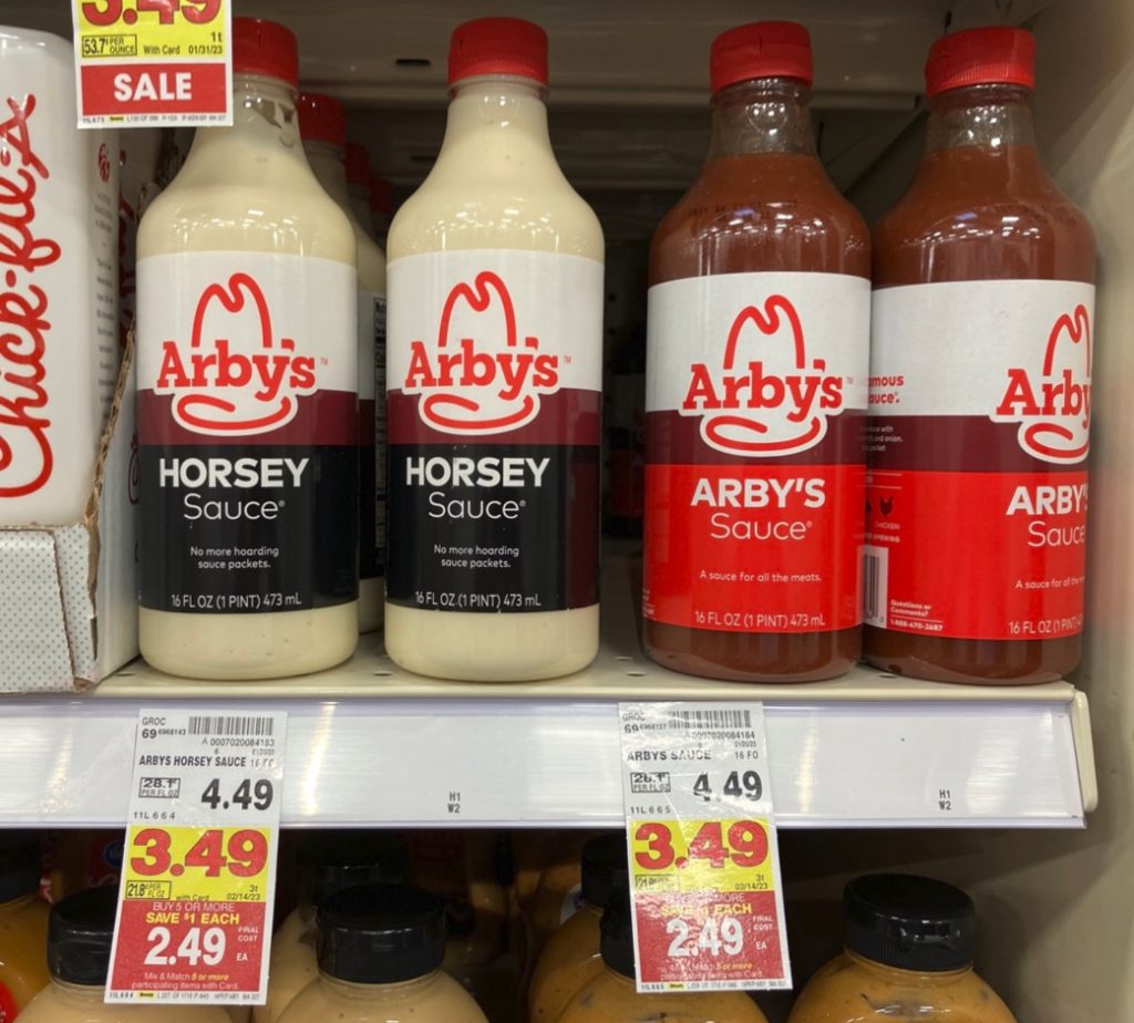 Arby’s Sauce or Horsey Sauce As Low As 1.49 At Kroger iHeartKroger