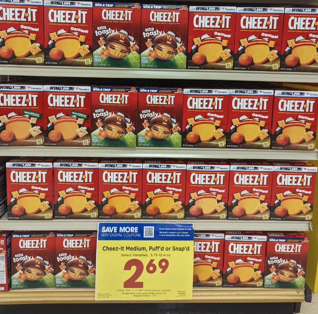 CheezIt Crackers As Low As 2.19 At Kroger iHeartKroger