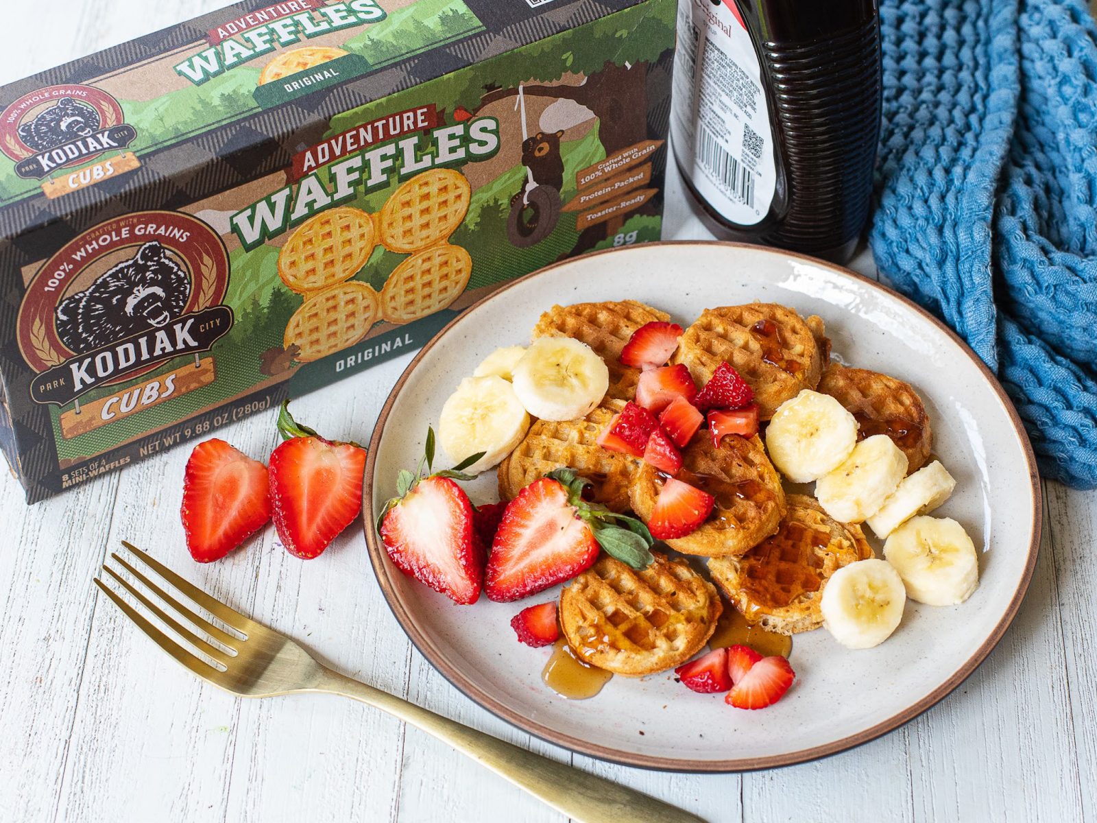 Kodiak Thick & Fluffy or Adventure Waffles As Low As $3.49 At Kroger