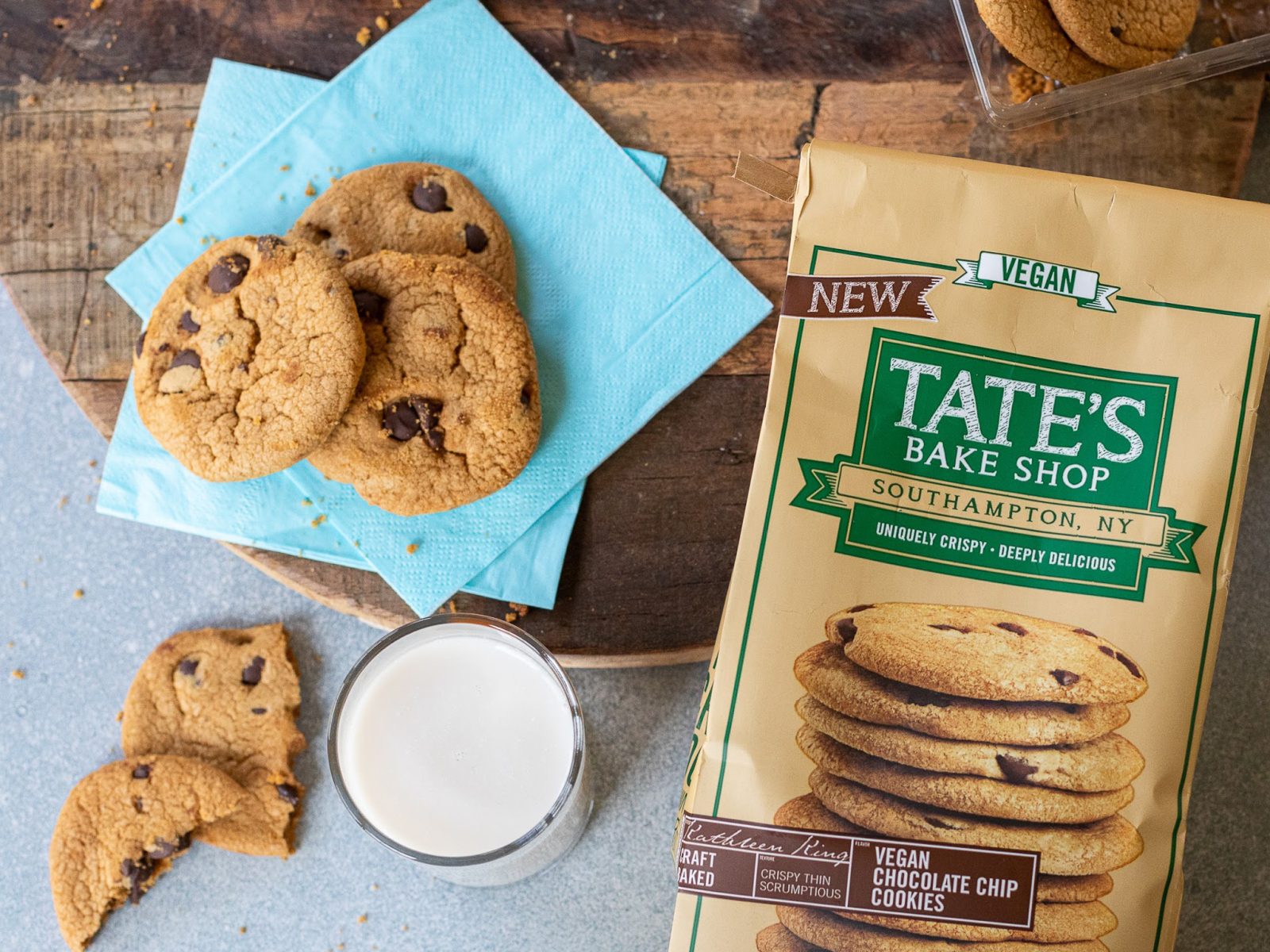 Tate’s Bake Shop Vegan Cookies As Low As $2.24 At Kroger (Regular Price $5.99)