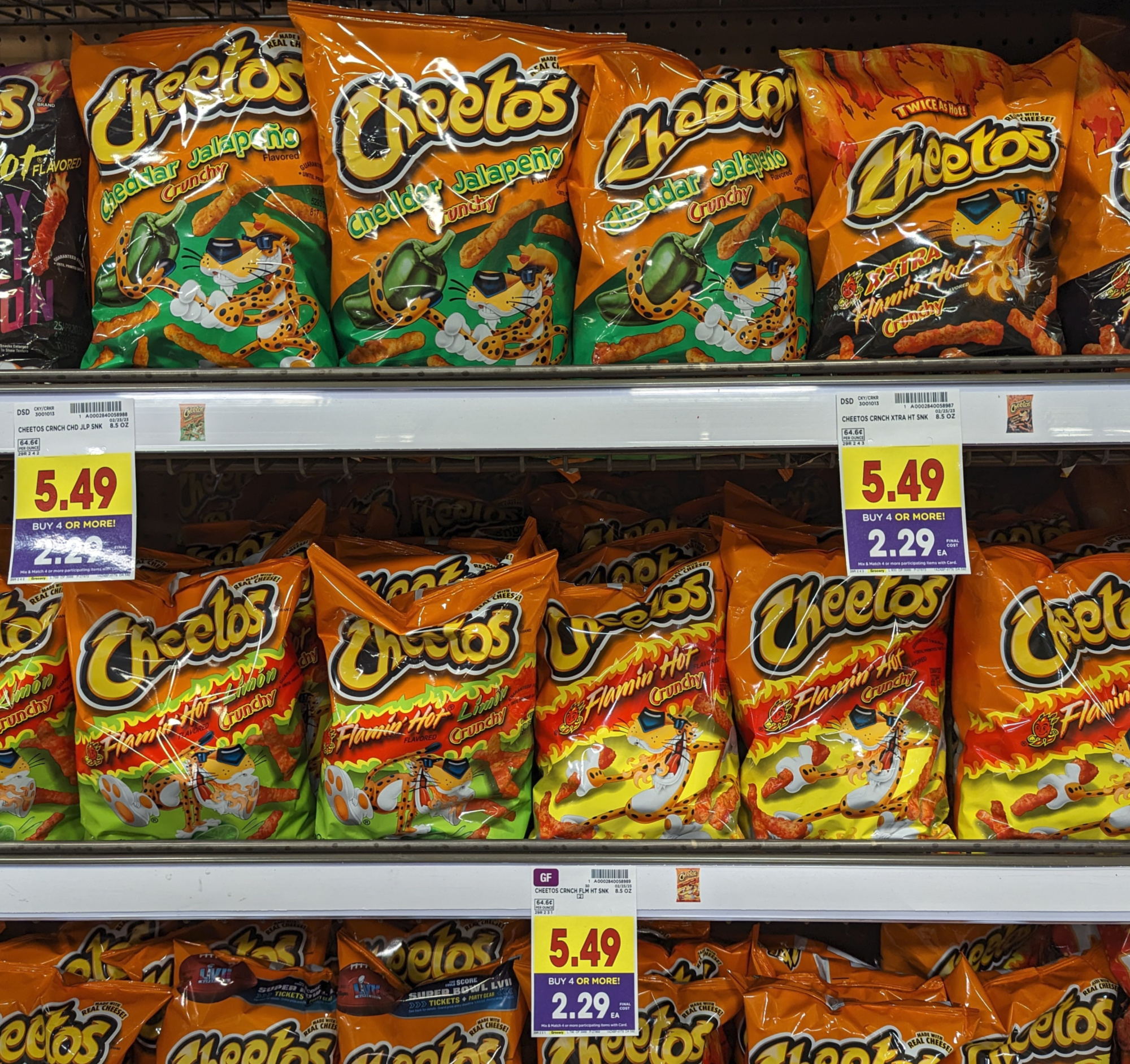 Cheetos® Crunchy Cheese Chips, 8.5 oz - Kroger