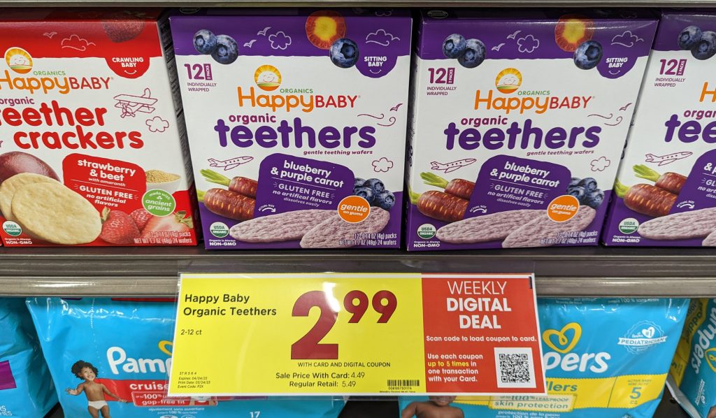 Happy Baby Organic Teethers Are As Low As 1.99 At Kroger (Regular
