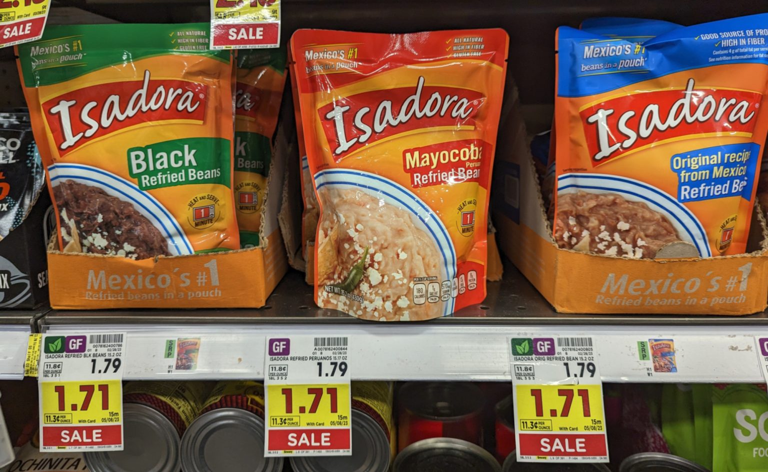Isadora Refried Beans Pouches Just 86¢ iHeartKroger