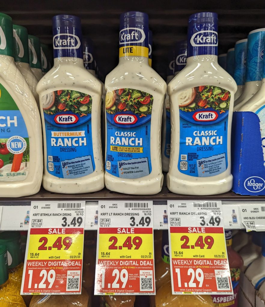 Kraft Salad Dressing Only 1.29 At Kroger iHeartKroger