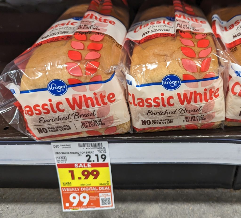 Kroger Bread Just 99¢ Per Loaf iHeartKroger