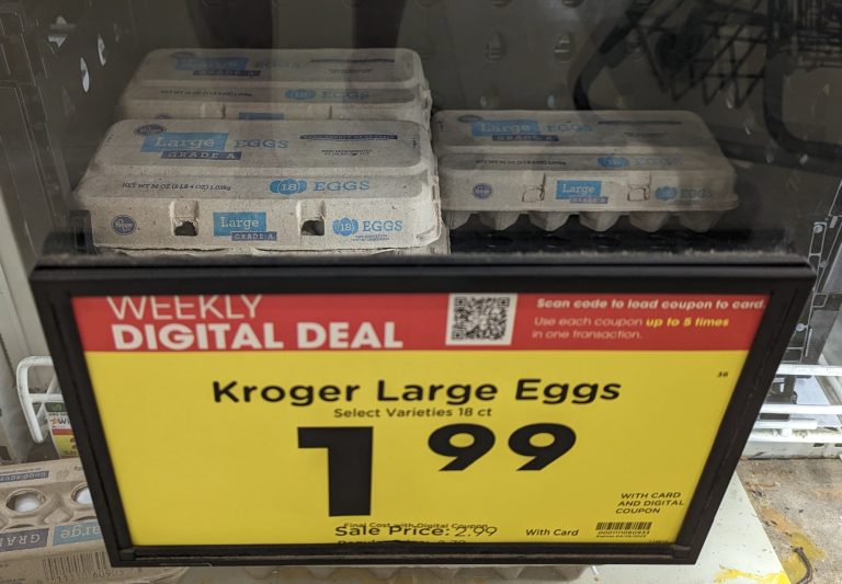 18Count Cartons Of Kroger Eggs Just 1.99 At Kroger iHeartKroger