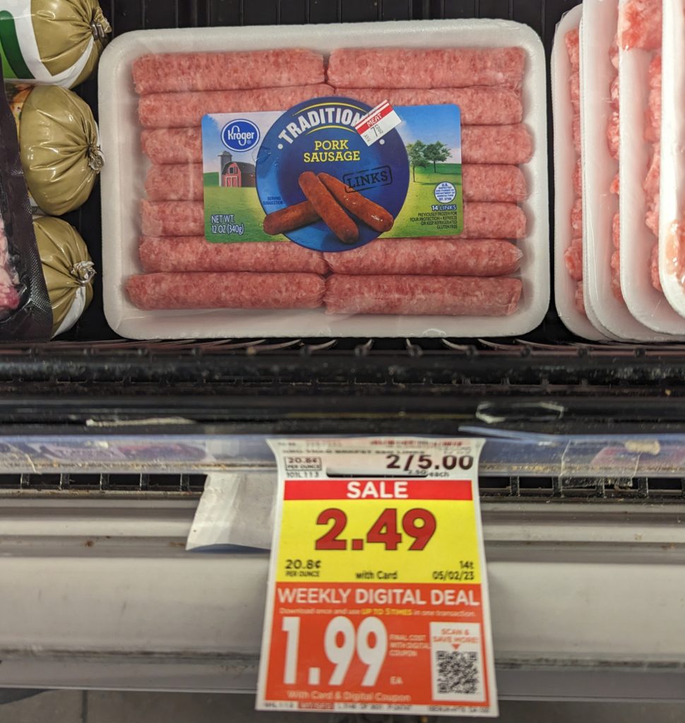 Kroger Breakfast Sausage Just 1.99 At Kroger iHeartKroger