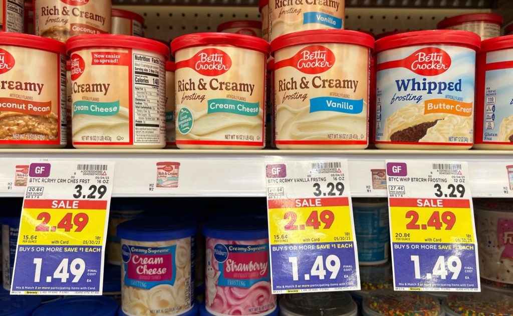 Betty Crocker Frosting Just 1.12 At Kroger iHeartKroger