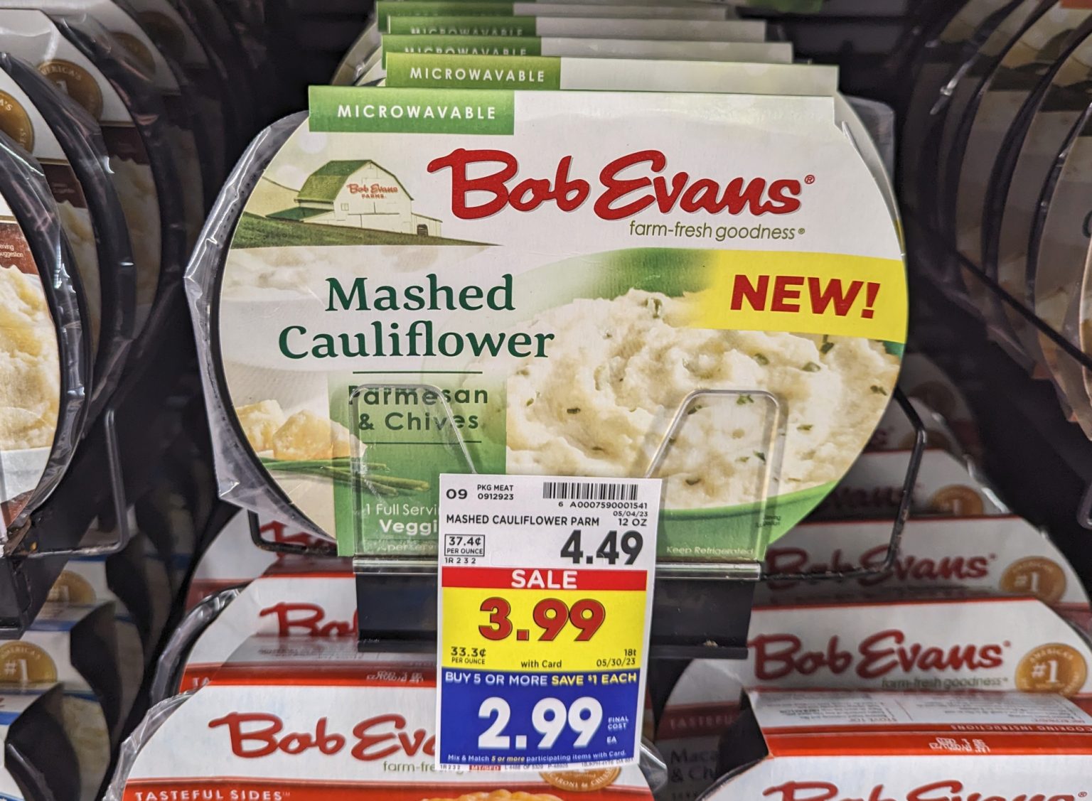 Bob Evans Mashed Cauliflower Side Dishes As Low As 1.99 At Kroger