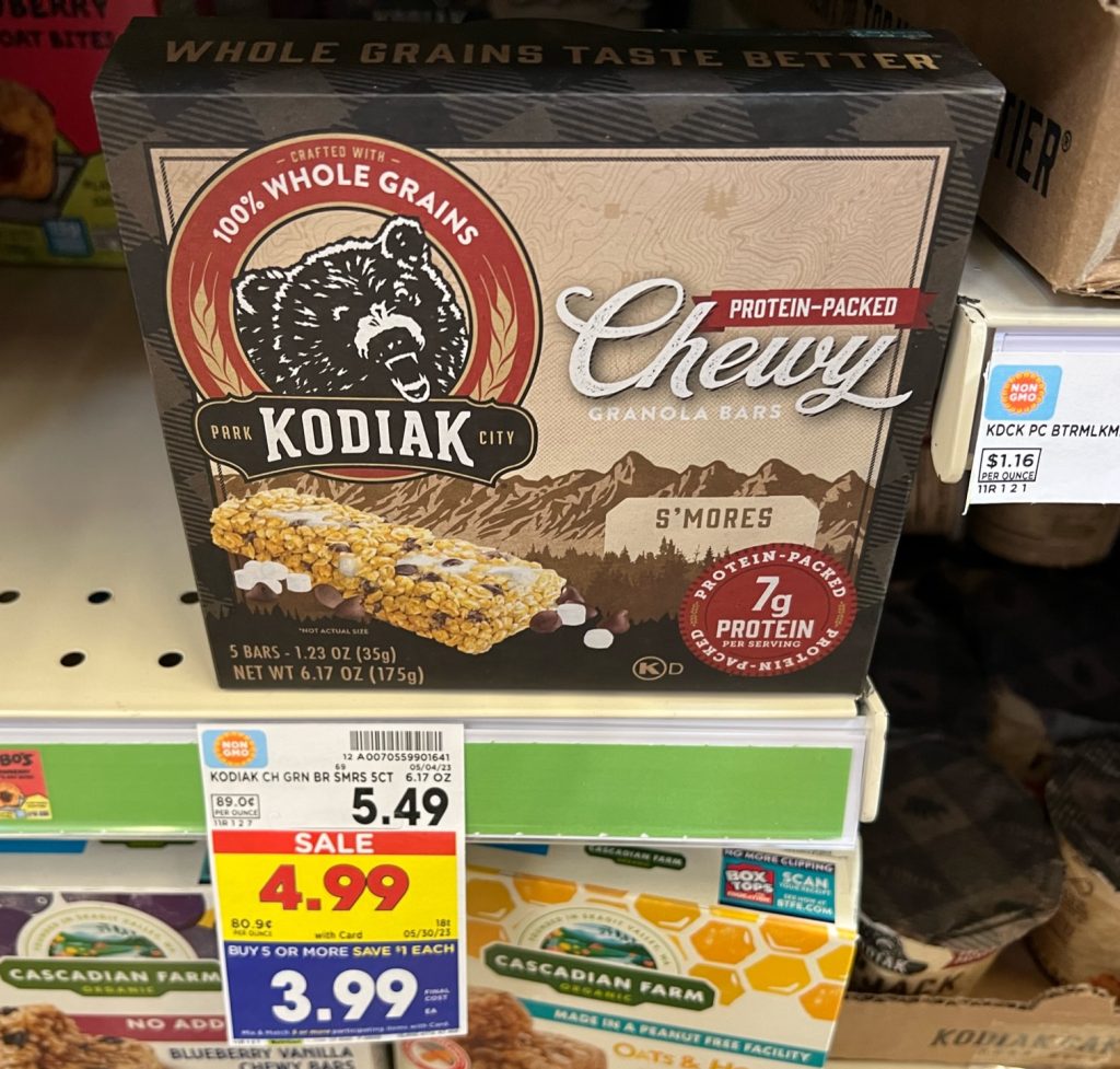 Kodiak Granola Bars As Low As 2.99 At Kroger (Regular Price 5.49