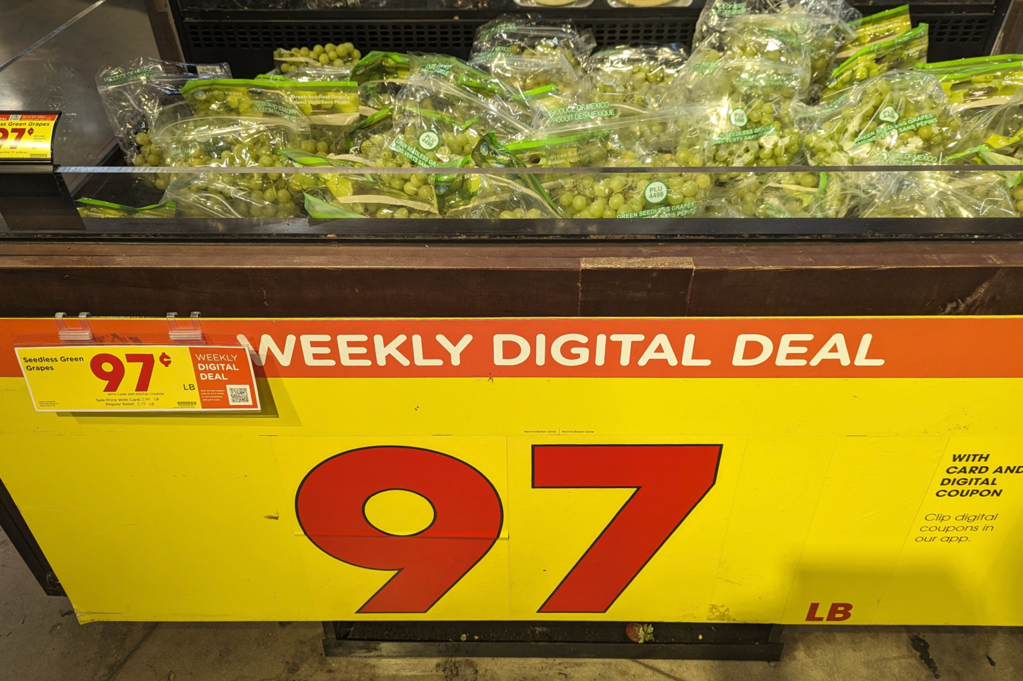 Green Seedless Grapes, 3 lb - Kroger