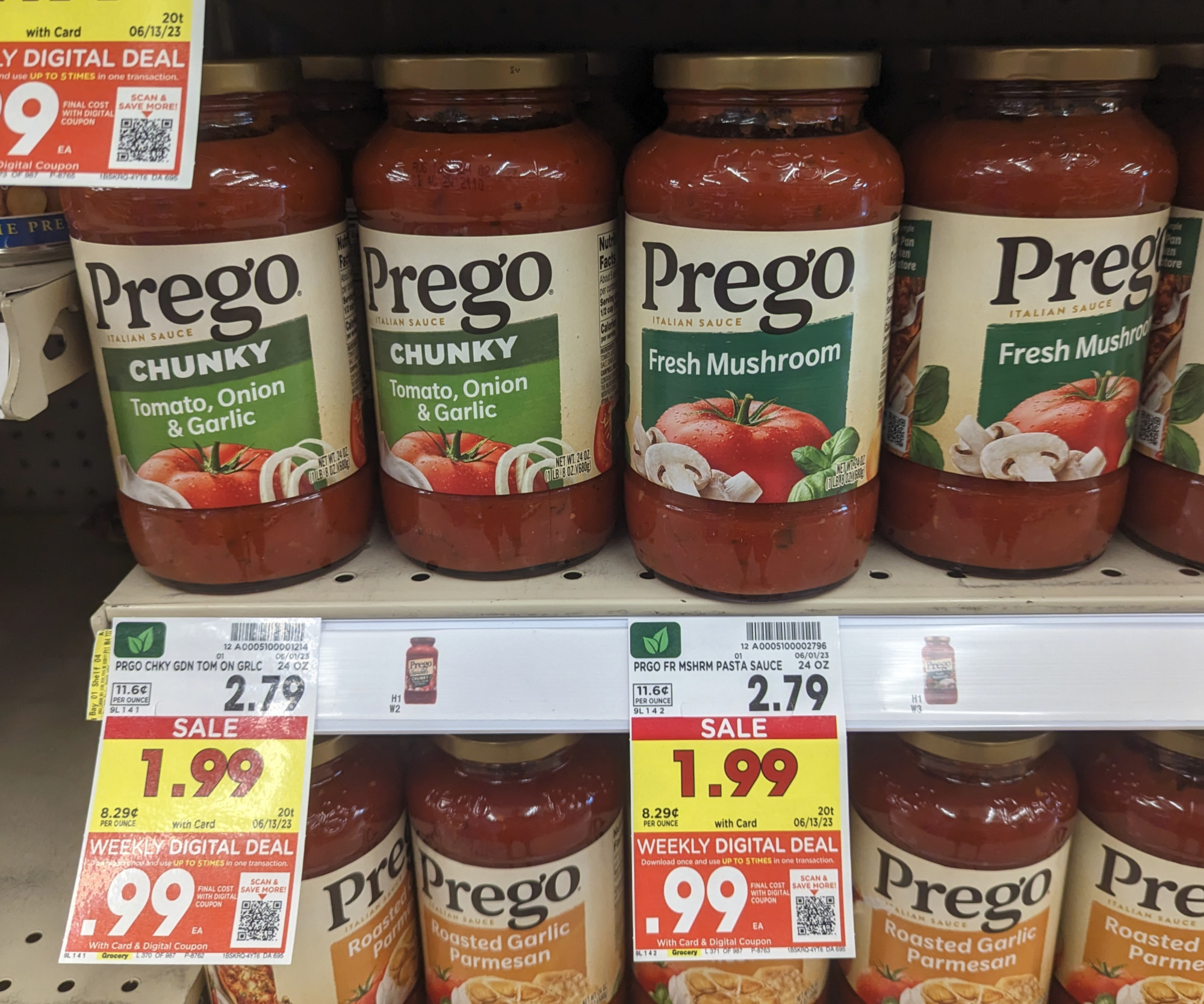 Prego Pasta Sauce Just $1.49 At Kroger - iHeartKroger