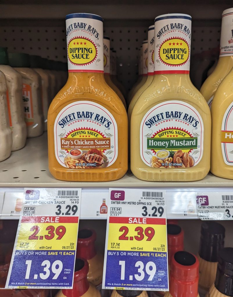 Get Sweet Baby Ray’s Dipping Sauces As Low As 77¢ At Kroger iHeartKroger
