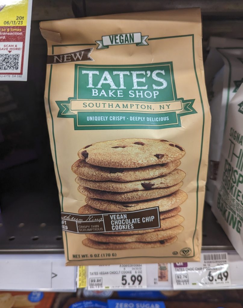 Tate’s Bake Shop Vegan Cookies As Low As 2.24 At Kroger (Regular Price