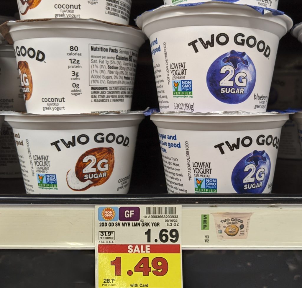 Grab Dannon Two Good Greek Yogurt For Just 89¢ Per Cup At Kroger