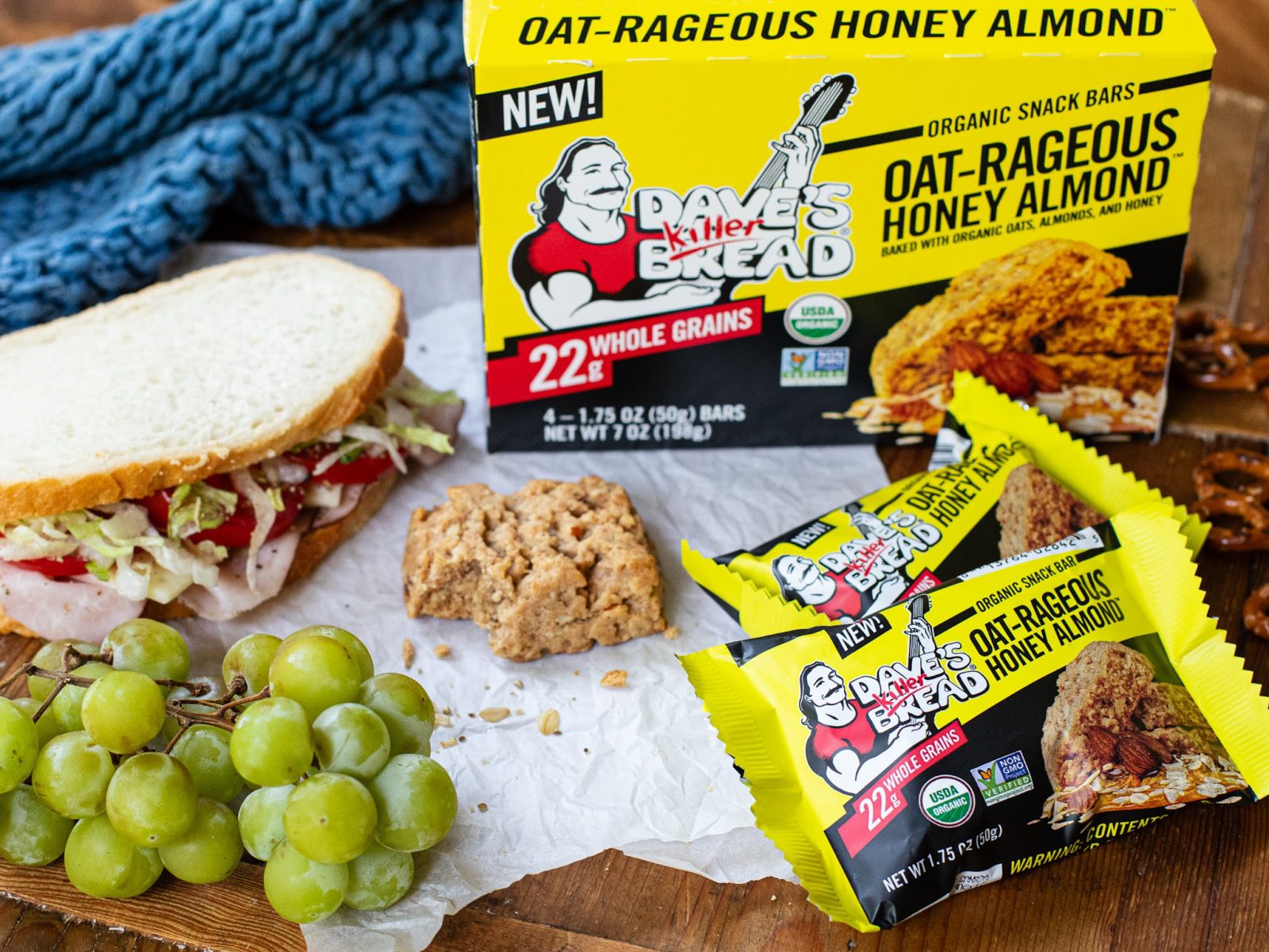 Get Boxes Of Dave’s Killer Bread Snack Bars As Low As 49¢ At Kroger