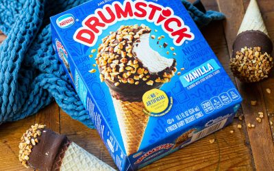 Pick Up Nestle Drumstick Cones 4-Count Boxes For Just $3.49 At Kroger