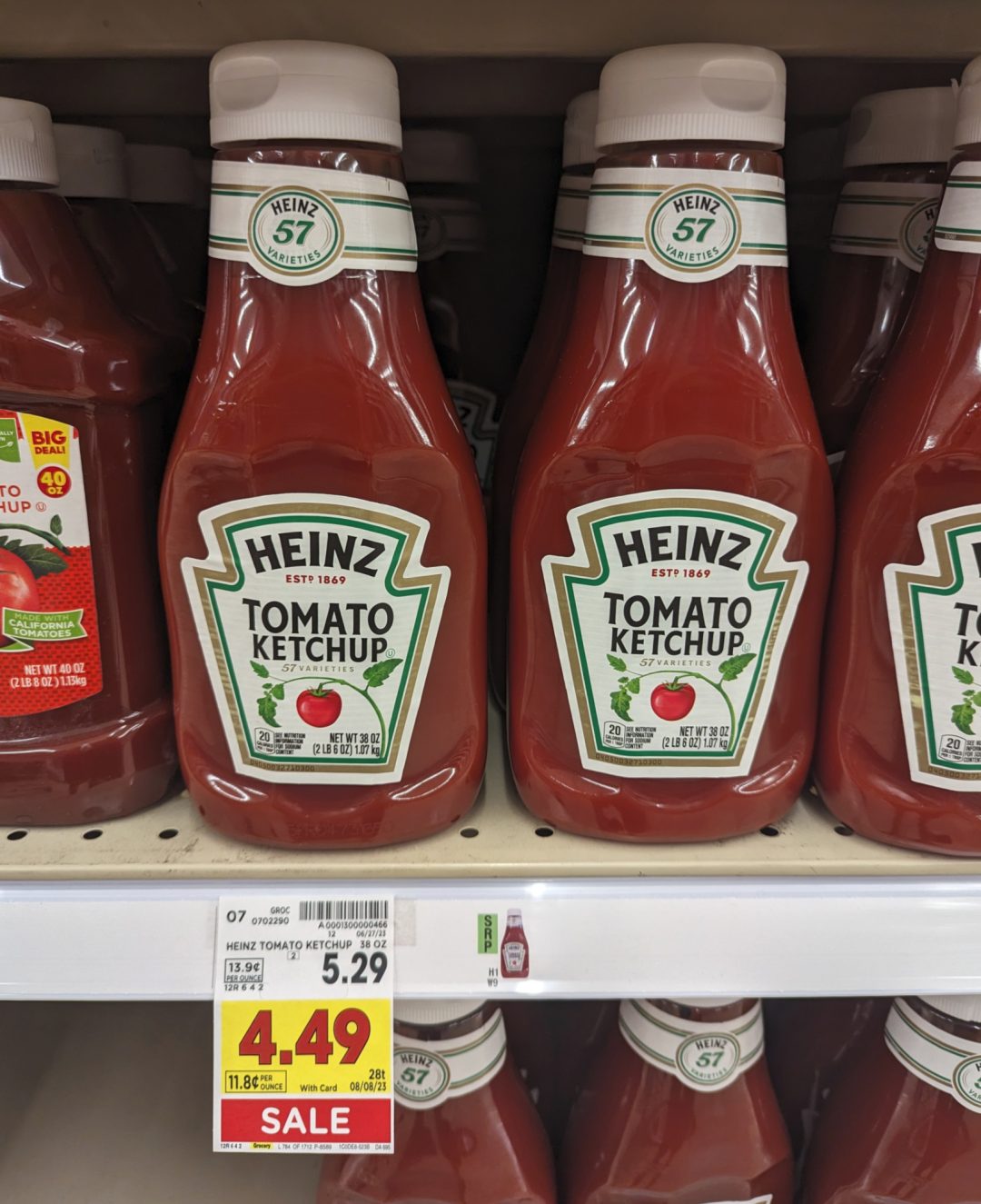 Get The BIG Bottles Of Heinz Ketchup As Low As 3.49 At Kroger