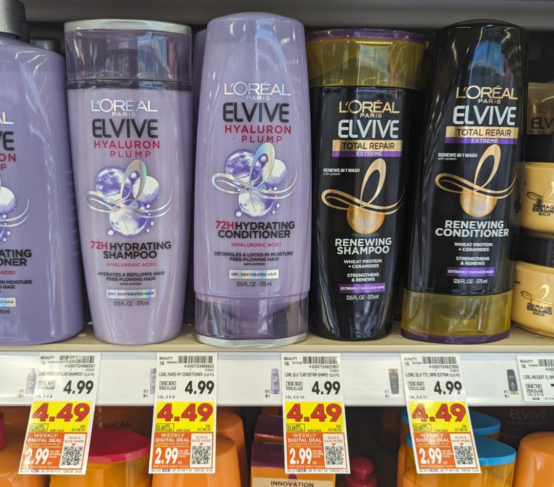 L’Oreal Elvive Haircare Just $2.99 Per Bottle At Kroger - iHeartKroger