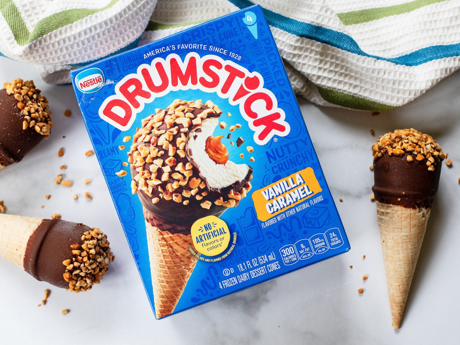 Pick Up Nestle Drumstick Cones 8-Count Boxes For Just $2.49 At Kroger (Regular Price $9.49)
