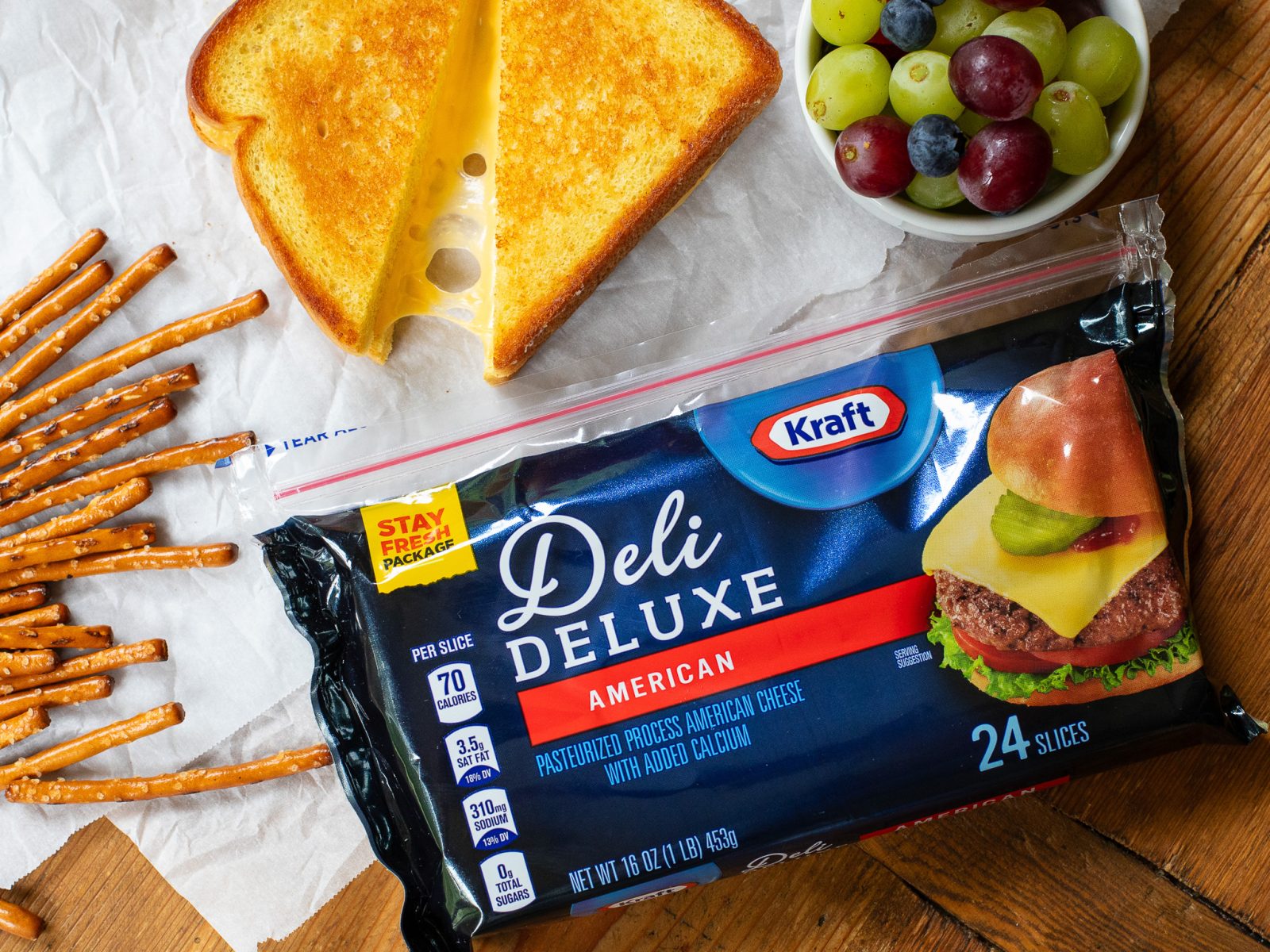 Get The Packs Of Kraft Deli Deluxe Cheese Slices For Just $5.99 At Kroger (Regular Price $8.99)