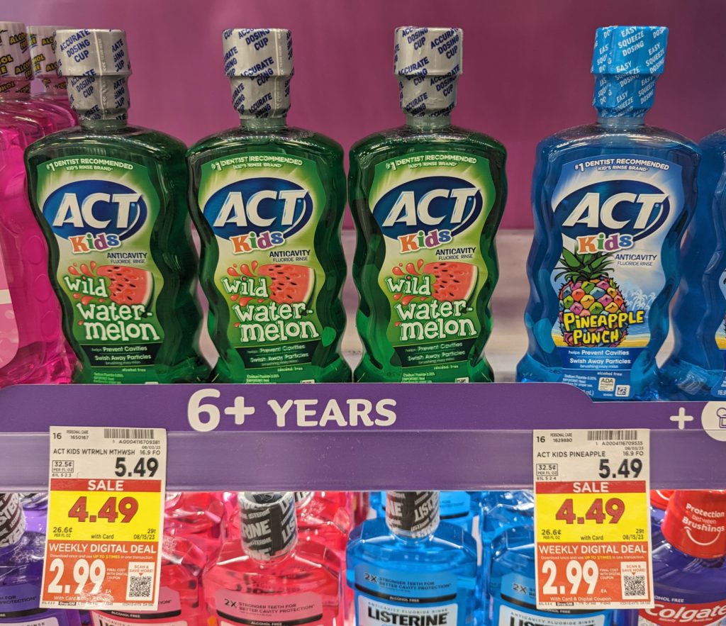Act Mouthwash As Low As 3.49 At Kroger iHeartKroger