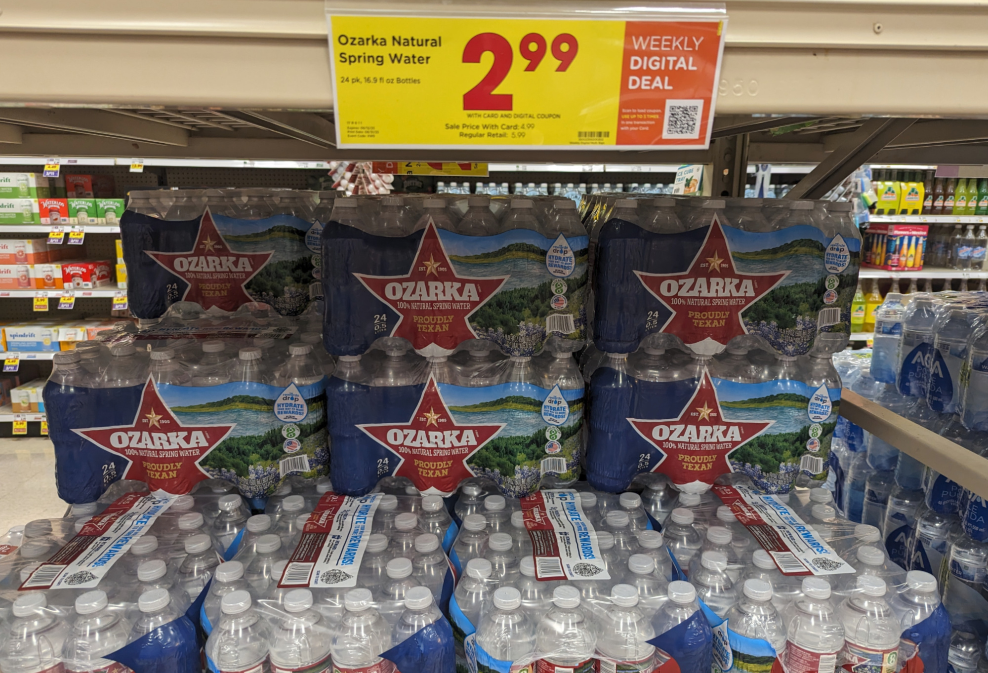 Deer Park® Go Size Water Bottles, 12 bottles / 12 fl oz - Kroger