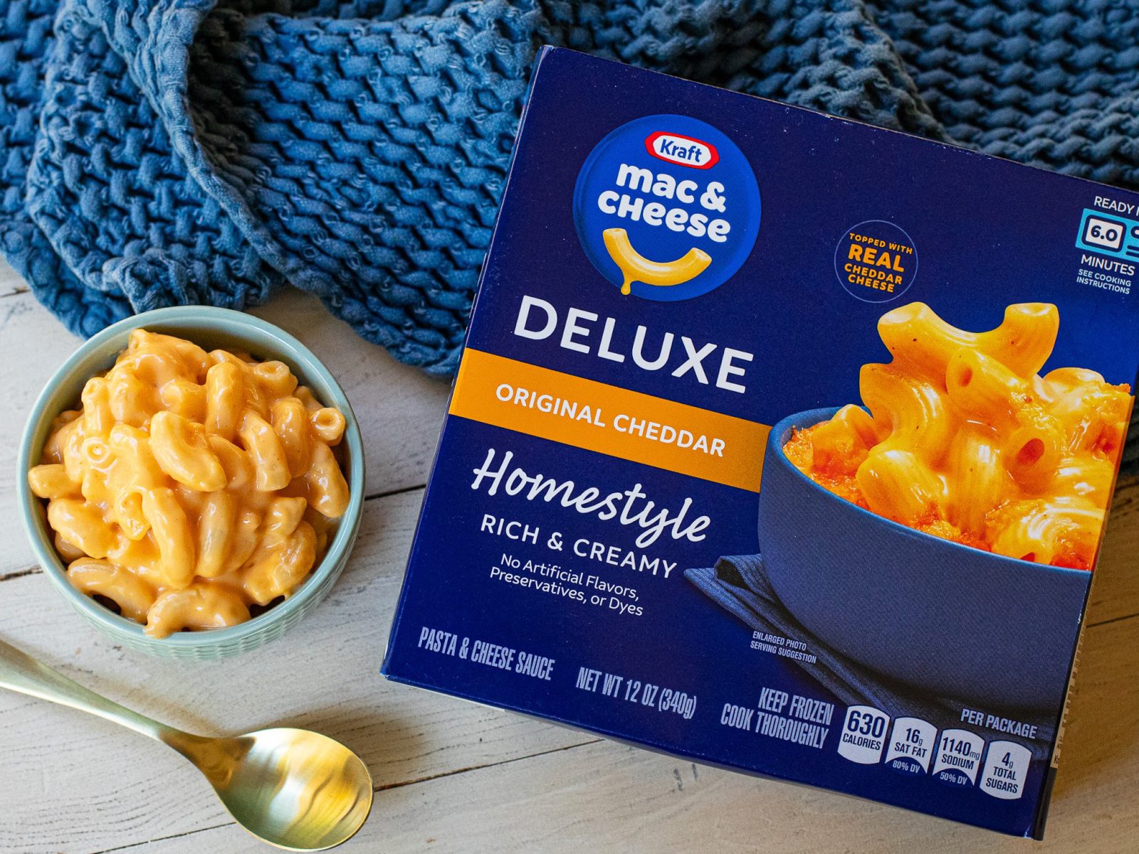 Frozen Kraft Deluxe Macaroni & Cheese As Low As $1.54 At Kroger