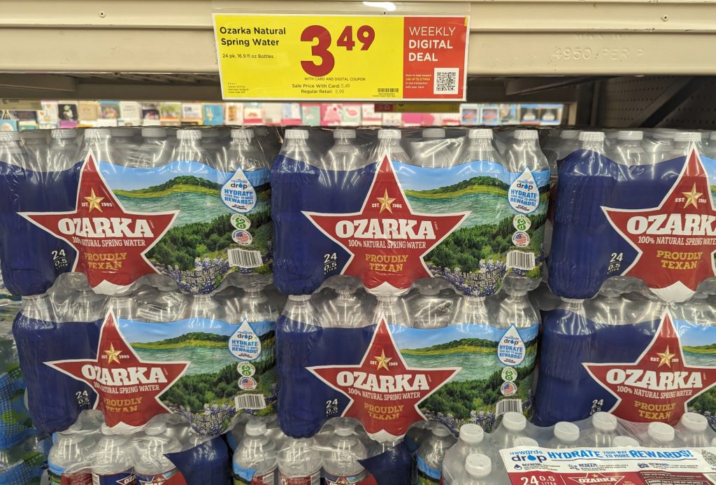 Deer Park/Ozarka Water 24Packs Only 3.49 At Kroger iHeartKroger