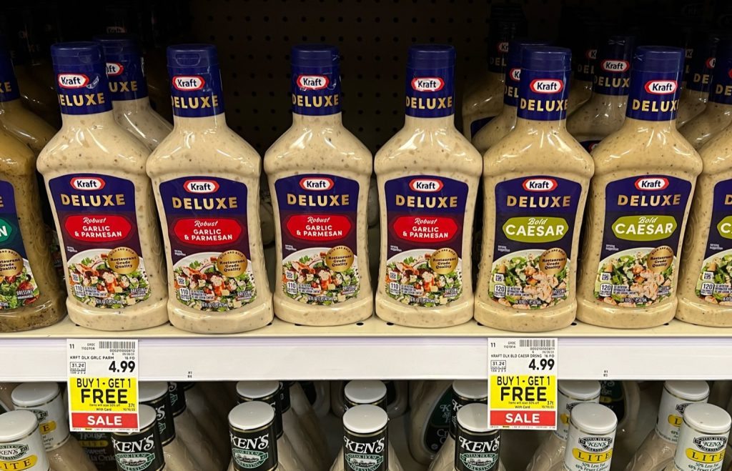Kraft Deluxe Salad Dressing As Low As 1.85 At Kroger (Regular Price 4