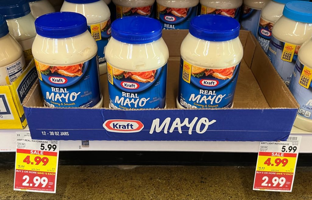 Kraft Mayonnaise Just 1.99 Per Jar At Kroger (Regular Price 5.99