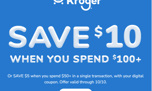 Save Up To $10 At Kroger With Coupon